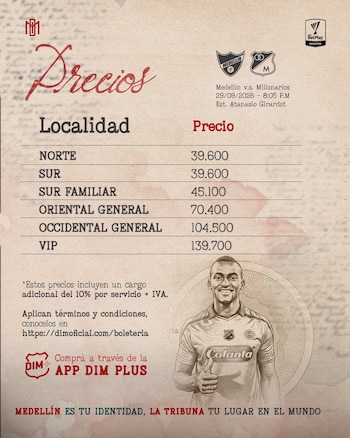 Jackson Martínez regresa a la actividad profesional después de seis años sin competir en el fútbol de alto rendimiento-crédito @DIM_Oficial/X
