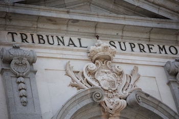 Exterior del Tribunal Supremo en