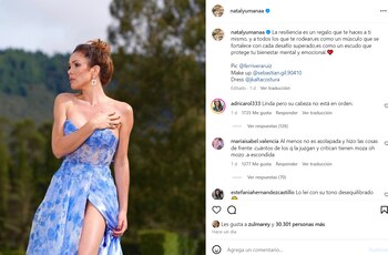 Nataly Umaña pasó Semana Santa