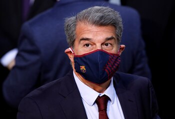 Ter Stegen habló de cómo fue la presentación de Laporta con el plantel (Reuters)