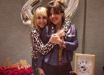 Claudia Villafañe y Gianinna Maradona