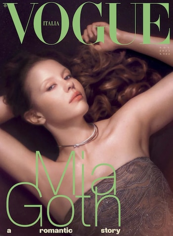 Mia Goth inicia una nueva