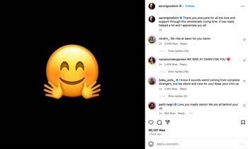 Aaron Goodwin agradeció en su