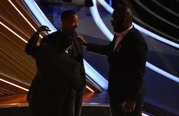 Will Smith durante el corte,