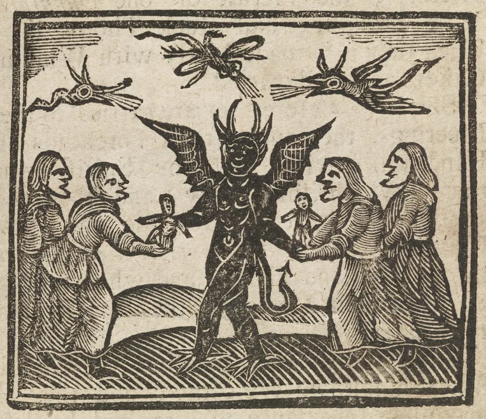 En en julio de 1645, dos hombres poco conocidos se convirtieron en celebridades nacionales al lograr que tres docenas de “brujas” fueran condenadas en un solo juicio (Dominio público/Wikipedia)