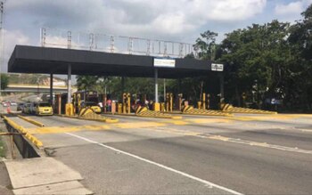 Peaje Rionegro, en Santander. FOTO: