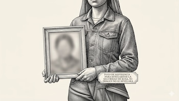 Por motivos de seguridad y para proteger a sus familiares en El Salvador, la imagen de Rosa se mantiene en el anonimato.