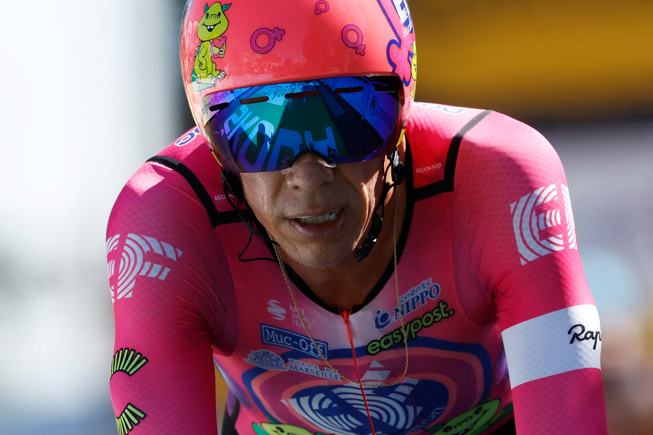 Rigoberto Urán estuvo presente en Cali para destinar ayudas a los afectados por el terremoto-crédito Gonzalo Fuentes/REUTERS
