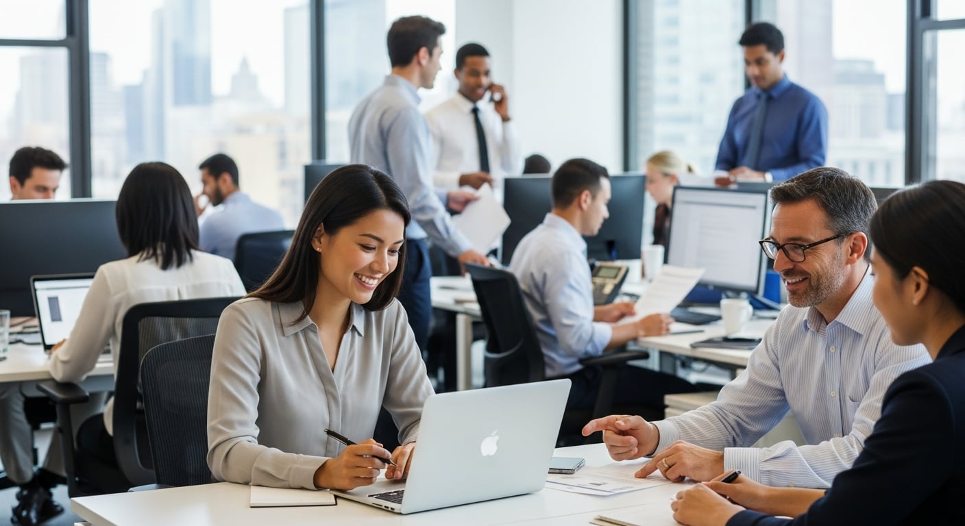 La automatización ya elimina tareas repetitivas y transforma empleos de oficina, pero la supervisión, la innovación y el pensamiento crítico aseguran la relevancia de quienes se logren adaptar - (Imagen Ilustrativa Infobae)