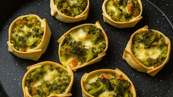 Las tartaletas de verduras con