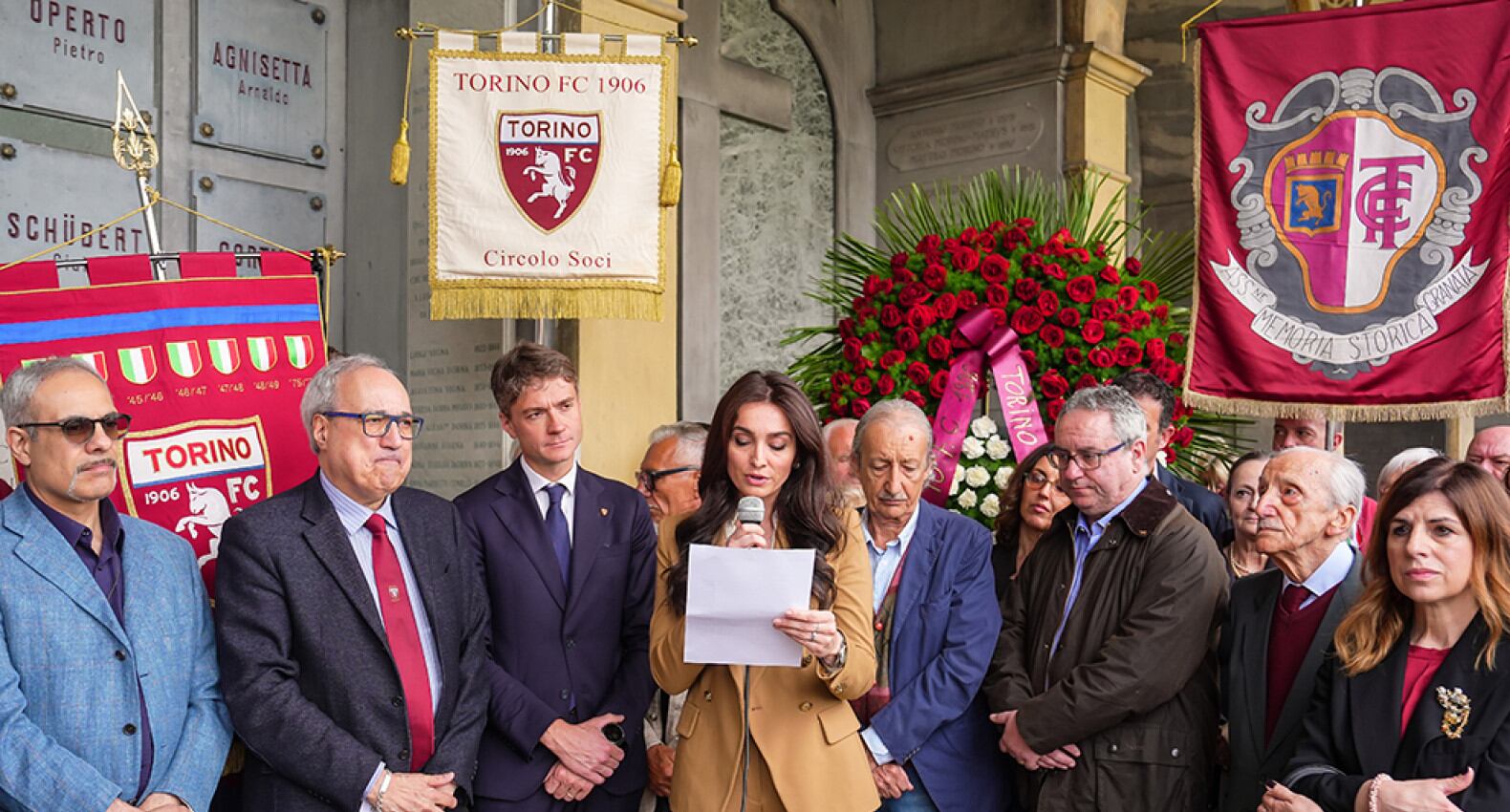 También se llevó a cabo un evento de conmemoración en el cementerio de Torino - crédito Página oficial de Torino