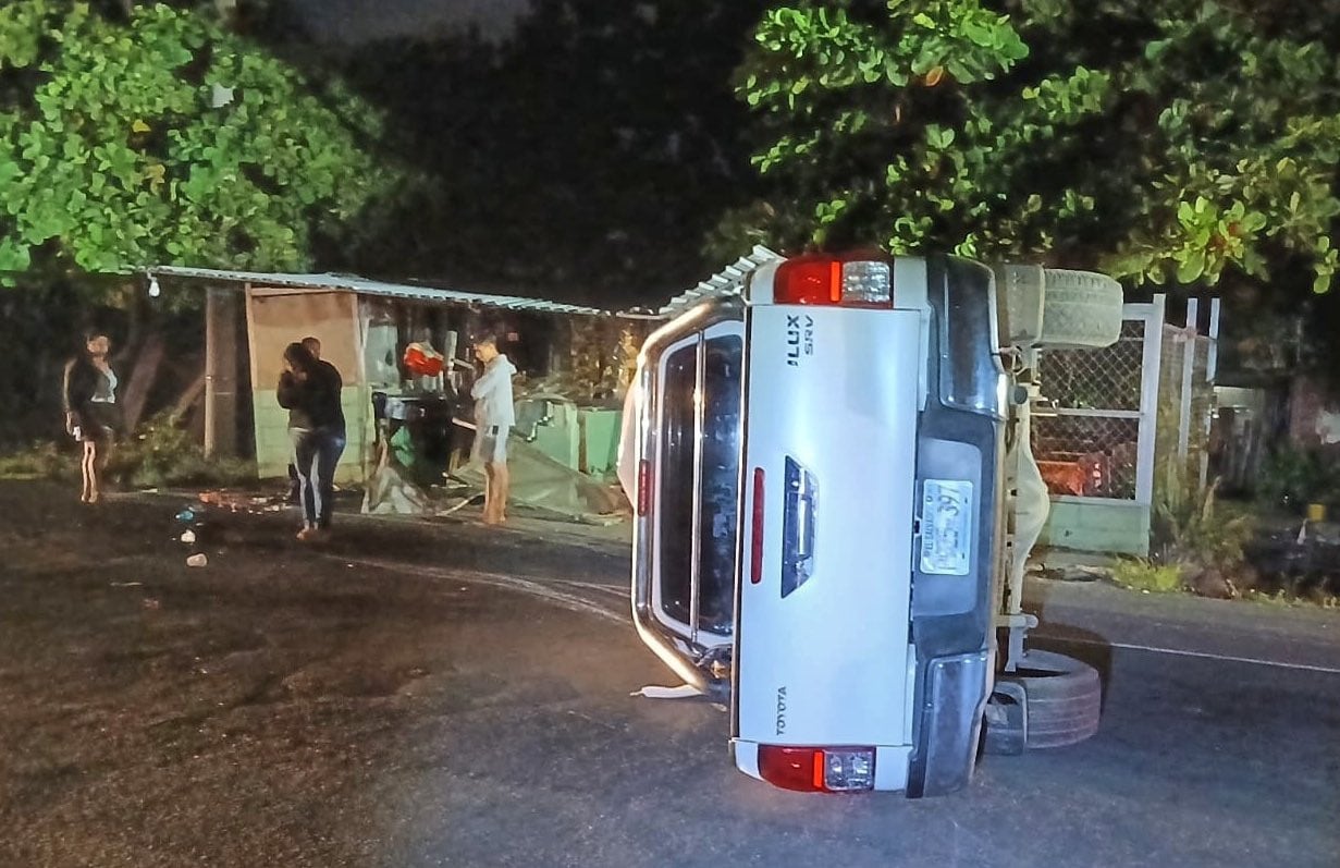 Capturaron a un salvadoreño tras chocar un vehículo alquilado y denunciar un falso robo a las afueras de San Salvador