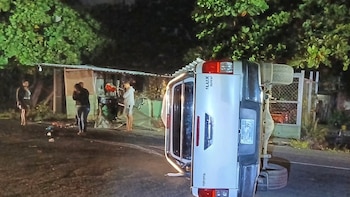 Capturaron a un salvadoreño tras chocar un vehículo alquilado y denunciar un falso robo a las afueras de San Salvador