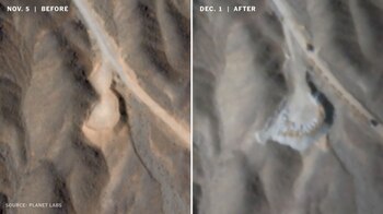 La comparación del terreno entre