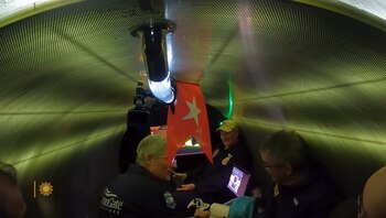 El interior del sumergible