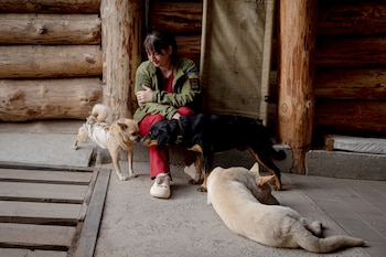 Durante un raro momento de