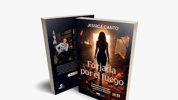 Jessica Canto debutó en la Feria Internacional del Libro de Bogotá con su novela ‘Forjada por el fuego’, una defensa valiente de la resiliencia femenina