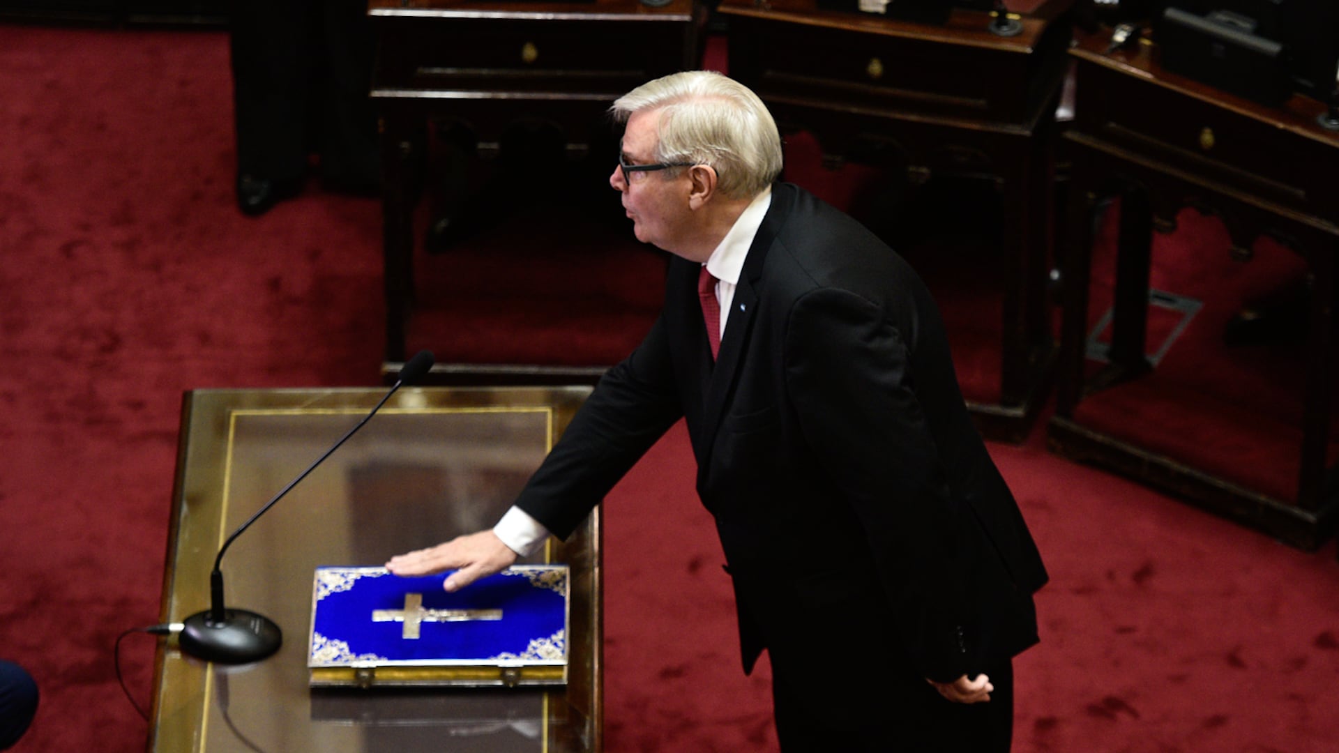 El secretario administrativo de la Cámara alta, Alejandro Fitzgerald (Foto: Adrián Escandar)