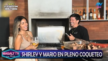 Magaly Medina sorprende al decir que Shirley Arica está “modosita” frente a Mario Hart: “Hay coqueteo”. Captura: Magaly TV La Firme.