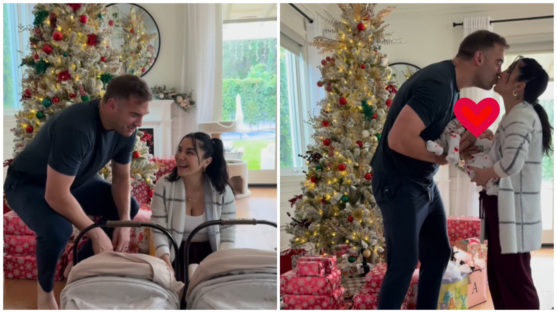 Aunque la pareja ha publicado fotos y videos, en ninguna imagen aparecen claramente los rostros de las niñas. (IG: @lewishowes)