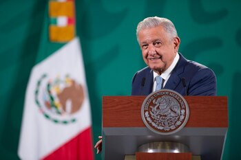 El presidente de México, Andrés