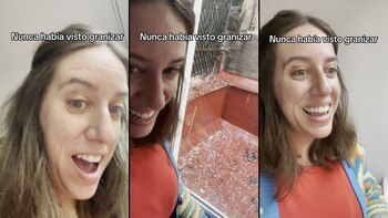 La mujer compartió su asombro
