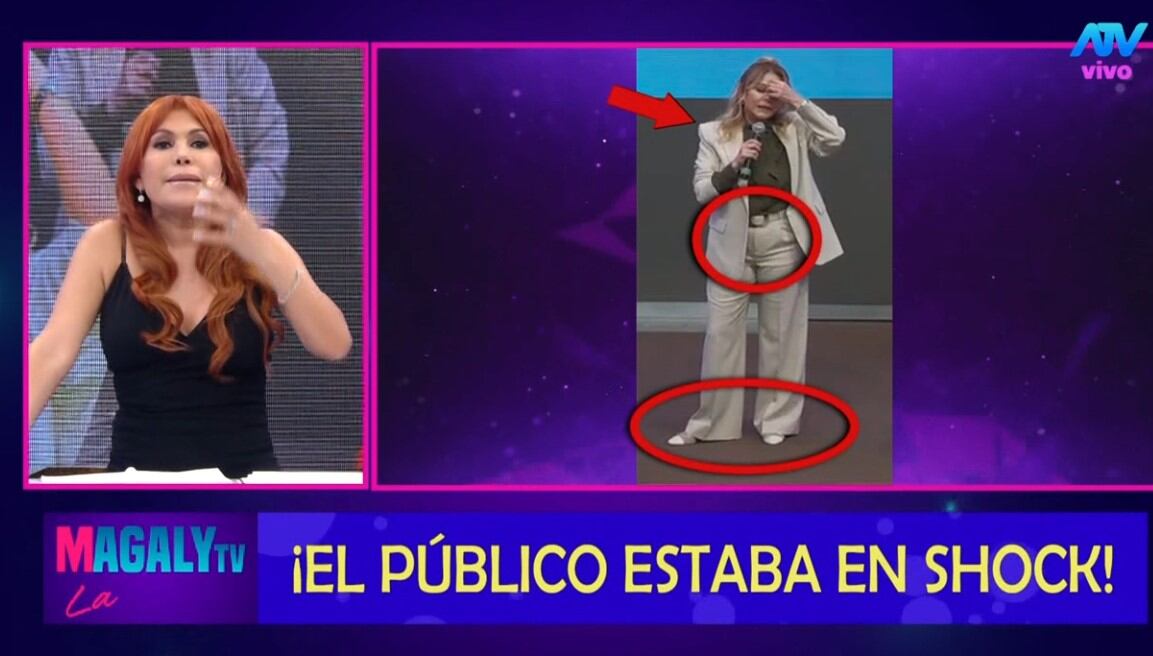 Magaly Medina estalla contra Gisela Valcárcel por su discurso en la CCL: “No entendí nada, que alguien me lo traduzca”. Infobae Perú / Captura TV - Magaly TV La Firme