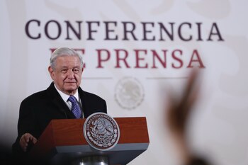 El presidente de México, Andrés