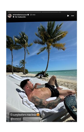 "El cumpleañero más lindo", escribió