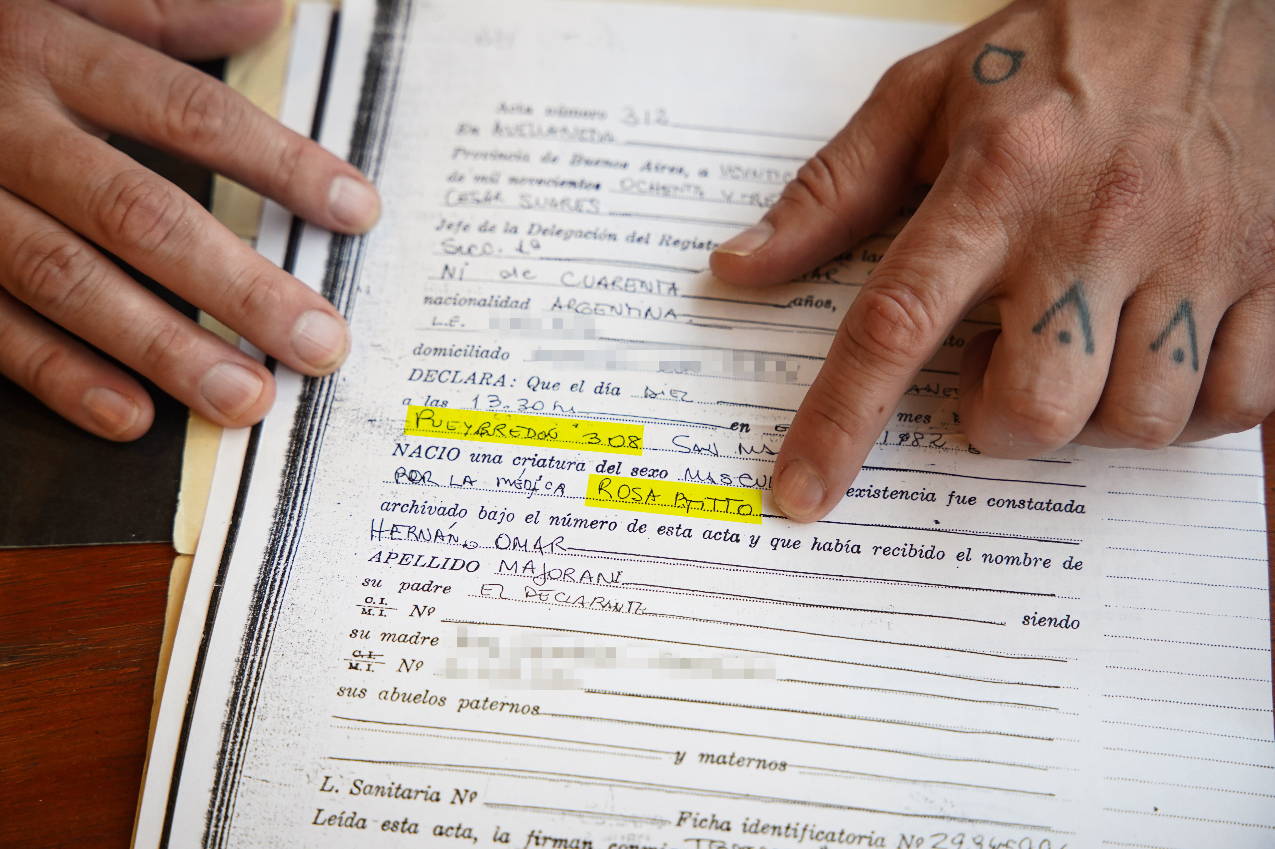 La partida de nacimiento de Hernán fue constatada por Rosa Petitto, una médica obstetra ya fallecida que hacía abortos en los años 60, 70 y 80 y, además, era la cabeza de una red de tráfico de bebés que operaba en CABA y el conurbano bonaerense (Fotos/RSFotos)