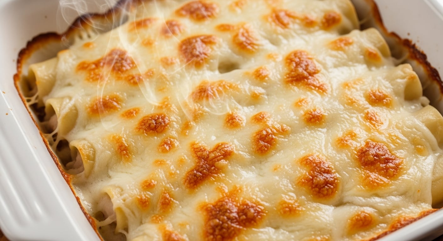 El queso gratinado de los canelones es uno de los aspectos favoritos de esta receta originalmente mediterránea - crédito Imagen Ilustrativa Infobae