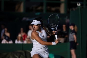 Osorio superó en primera ronda a Simona Waltert, y se enfrentará a la checa Linda Nosková, actual número 9 del ranking y cabeza de serie en Wimbledon - crédito Luke Mayes