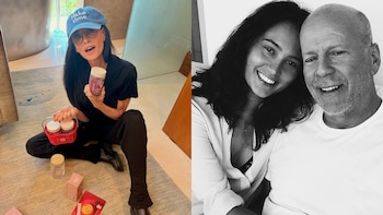 Demi Moore se suma a las felicitaciones por el cumpleaños 50 de la esposa de Bruce Willis
