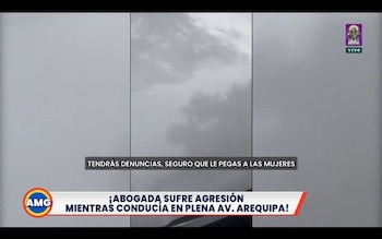 Mujer denuncia agresión al volante en la avenida Arequipa tras no poder avanzar en luz roja