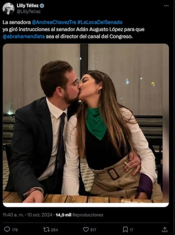 Lilly Téllez arremete contra Andrea Chávez, 10 de octubre de 2024