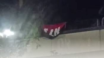 Una bandera y un cilindro del ELN causó temor en Barranquilla: autoridades descartaron presencia de explosivos