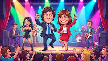 Milei habló sobre el video de Patricia Bullrich escuchando a “Lali”