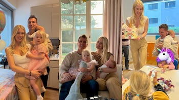 Maxi López regresó a Suiza para celebrar el cumpleaños de su hija Elle