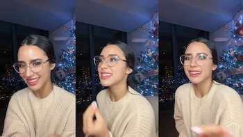 La influencer nuevamente dio de