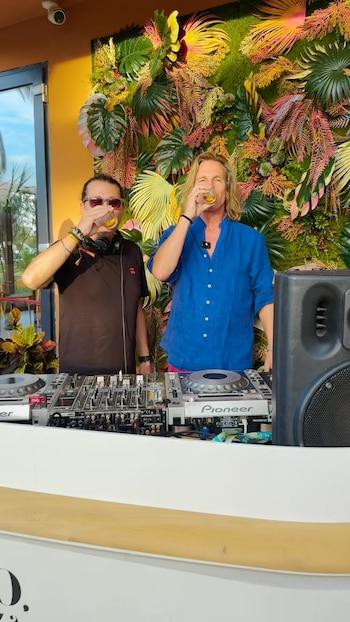 Pocholo junto a Gaty López