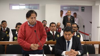 Alejandro Toledo en la audiencia
