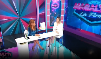 Patricia Villareal no se retracta y contradice versión de Eric García Vilca sobre supuesto casting: “Nunca me especificó nada”. Captura: Magaly Tv La Firme.