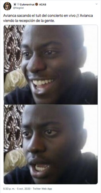 Foto: @Negriet en Twitter