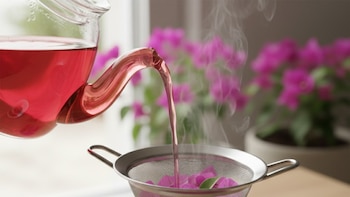 te antigripal de bugambilia con miel -México- 4 febrero