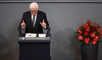 El presidente alemán Frank-Walter Steinmeier