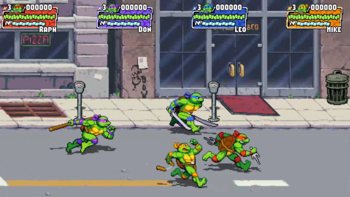 Juego de las Tortugas Ninja