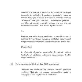 Recuento del caso contra Sargento,