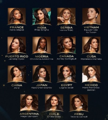 Top 30 de las clasificadas