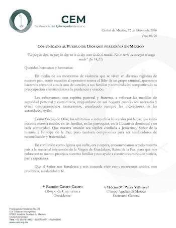 Conferencia del Episcopado Mexicano se