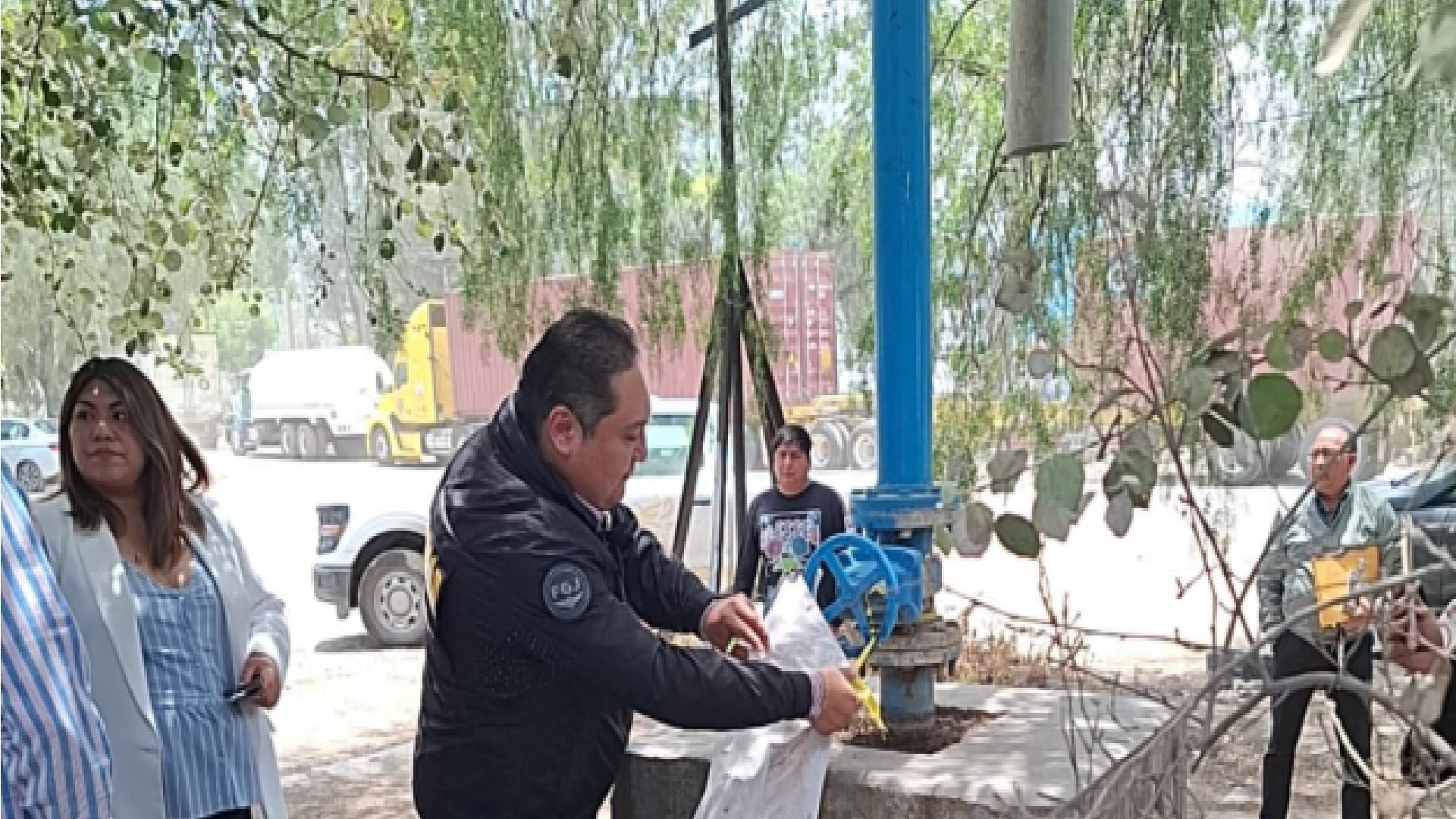 RECUPERAN INSTALACIÓN CLAVE: Agua liberada